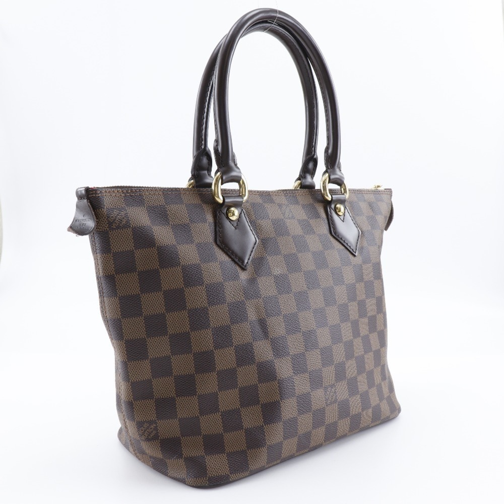 LOUIS VUITTON Brown Damier Canvas Tote Bag - Picture 3 of 10